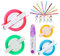 Pompon Maker Kits, Pom Pom Strickwebstuhl Kit Fluff Ball Weaver Needle Craft DIY Strickhäkeln Craft Tool Kit, 4PS Pompom Maker + 10PS Strickstichmarker + 10PS Plastiknadeln + 1PS Schere (25)