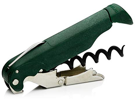 PULLTAP'S GENUINE Compact 600 Verde Oscuro | Sacacorchos de camarero plegable para uso profesional - Fabricado en España - Incluye navaja cortacápsulas y abridor de botellas