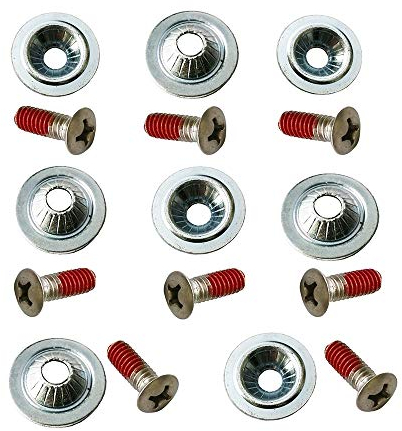 UP100 8 Sätze/Beutel Neue Heiße Silber Snowboard Binding Screw Set Passt Die Meisten Bindungen Ski Zubehör Ski Outdoor Sport Teile Ersatz