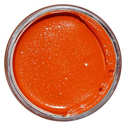 Famaco 50ml Orange Leather Deluxe Cream Polish for Boot and Shoe with Application Brush - Nourish and Leather Protector Kit for Boots and Shoes