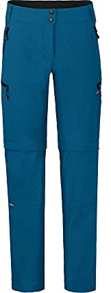 Bergson Valli Zip-Off | Damen Radhose, robust elastisch, Blue Sapphire [307], 50 - Damen