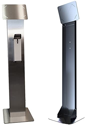 Luxus Desinfektionsmittel-Ständer mit Spender - Stand Desinfektionsmittelspender aus Edelstahl - Hand-Hygienestation für 1 L