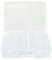 Novelinks 4 x 6 Photo Organizer Box With Handle - 16 Inner Cases for Picture Storage (White)