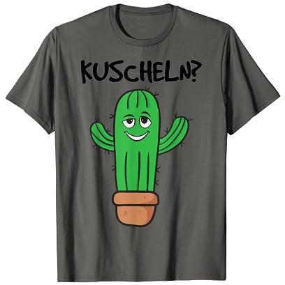 Kuscheln Kaktus Lustiger Süßer Free Hugs Damen Herren T-Shirt