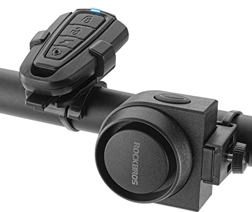 ROCKBROS 115dB Bike Alarm Vibration Motion Sensor Waterproof Motorcycle Alarm