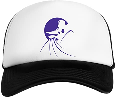 Der Schrecken, Der In Der Nacht Flattert - Darkwing Duck Weiß Schwarz Unisex Kinder Baseball Cap Kids White Black
