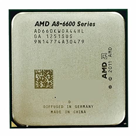 SHUOG Processeur CPU compatible avec A8 Series A8 6600K A8 6600 3,9 GHz Quad Core AD660KWOA44HL Socket FM2 SHUOG