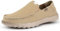 Kickback Couch Classic - Zapatos Hombre - Color Gravel - Zapatos Lona Ligeras Slip On Hombre - Mocasines Hombre - Zapatos Casual Hombre Slip On o Slide In - Talla EU42