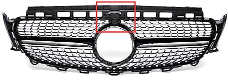Kühlergrille Front Bumper Grille für Mercedes Benz W213 E200 E300 E400 E43 AMG 2016-2023 Car,Diamond black cam