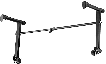 Baoblaze Zweite Ebene für Keyboard-Ständer, Musikinstrumenten-Zubehör, Eisen, professionell, stabil, verstellbare Höhe und Breite zum Stapeln von Keyboards