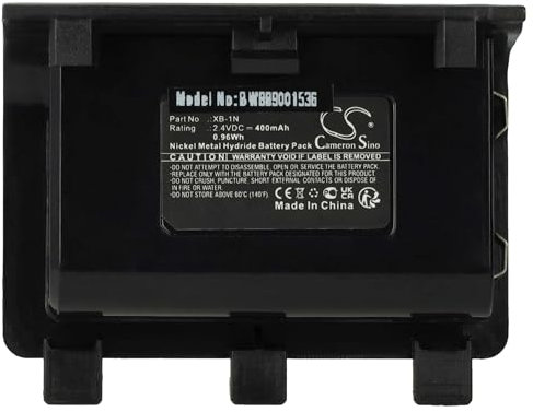 vhbw Batterie Remplacement pour Microsoft XB-1N pour Manette de Jeu (400mAh, 2,4V, NiMH)