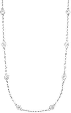 NANA KAY Halskette Tiny Gems Lynette (Silber)