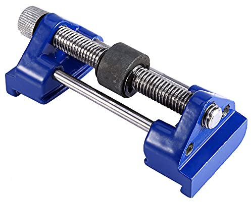 Wood Chisels & Plane Iron Blades Planers Honing Guide - Fixed Angle Sharpener for Woodworking - Metal Construction - Blue