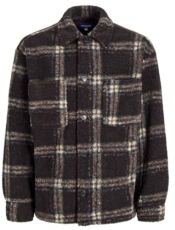 Jack & Jones Herren Jornewton Teddy Overshirt Ls Langarmhemd (1er Pack)
