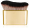 Amaxiu Pinceau autobronzant, pinceau autobronzant, pinceau auto-bronzant, applicateur pour visage, corps, maquillage, protection solaire, Kabuki (doré)
