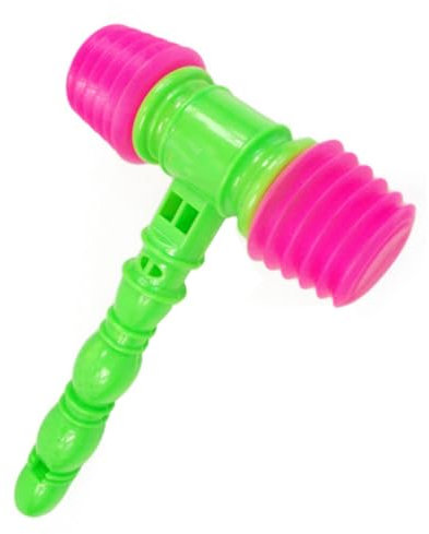 Hemore Martillo chillido, jugueteo de Martillo chirriante de 25cm para niños, Juguete de Martillo para bebés, Juguetes chirridos Divertidos para niños niños (Color Aleatorio)