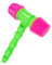 Hemore Martillo chillido, jugueteo de Martillo chirriante de 25cm para niños, Juguete de Martillo para bebés, Juguetes chirridos Divertidos para niños niños (Color Aleatorio)