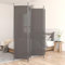 Homgoday Casa Raumteiler mit 4 Paneelen, klappbarer Raumteiler, mobiler Raumteiler, Raumteiler aus Stoff, für den Innenbereich, Schlafzimmer, Büro, Badezimmer, Paravent, Stoff Anthrazit 698 x 18