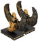 FUNOMOCYA 2 Stück Ägyptische Statue Ornamente Sammelfigur Göttin Der Schönheit Tutanchamun Figur Miniatur Hieroglyphen Dekor Geflügelte Göttin Sphinx Von Statue Aus Kunstharz