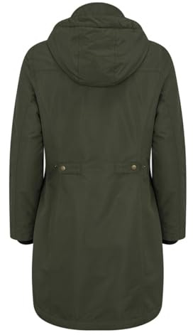Hoggs of Fife Walker Ladies Long Coat - Green