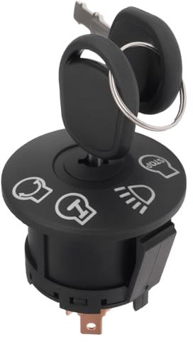 Create idea Lawn Mower Ignition Switch 4-Position 7-Terminals Starter Ignition Switch with Key Compatible with Cub Cadet Compatible with Husqvarna 532175566 175566 163968