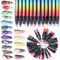 RoseFlower 12 Colors Nail Art Pens Set, 3D Nail Polish Pens Nail Design Tools, Graffiti Dotting Nail Art Drawing Paint Pen Quick Dry Waterproof Nail Art Painting Pens Kit for DIY Nail Art Design - #B