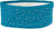 styleBREAKER Damen Stirnband mit Strasssteinen und weichem Fleece-Innenfutter, Feinstrick Haarband, warmes Headband 04026003, Farbe:Petrol