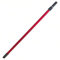 Sicignano | Manico Telescopico per Scopa Universale Allungabile 77-150 cm Rosso, in Plastica e Alluminio, Resistente e Solido, per Pulizie e Giardinaggio (1)