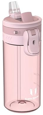 Sparrow Water Bottle Kids 500ml - One-Tap TouchFlow Water Bottles with Straw - Non-Toxic - BPA Free Tritan Bottles - Leak Proof & Sustainable Drinks Bottle for Sports, Outdoors