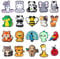 Qaziuy Schuh Charms, 20 Stück Croc Anstecker Tiere Abnehmbare DIY Schuhstecker Shoe Schmuck Niedliche Cartoon Anstecker Tiere für Schuh für Kinder Jugendliche Erwachsene