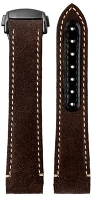 NFJNFCF 21 mm Kalbsleder-Uhrenarmband, kompatibel mit Omega Super Moon Dark Side Apollo 8 Serie Herren 311.92 Uhrenarmband 311.92.44
