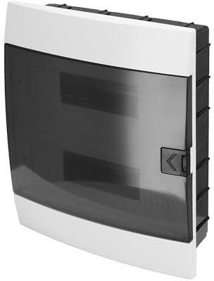 Verteilerkasten Unterputz 2-Reihig für 24 Module 112,5x286x340,5 mm IP40 - Weißer Sicherungskasten aus ABS-Kunststoff - Stromkasten für Elektroinstallationen im Innenbereich - Horoz Electric