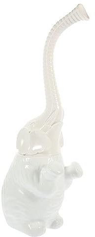 GLEAVI Elephant Bowl Brush Holder Long Handle Heavy Duty Toilet Brush Bathroom Cleaning Tool