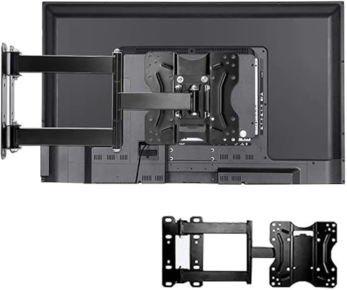 DRFGNF TV Table with Rotating and Tilting Wall Bracket for 26 40 Inch TVs Supports up to 35kg Multifunctional TV Mount Stand