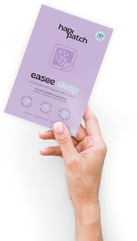 Hapi Patch Easee Sleep Patches - Helps to Switch Off & Regulate Sleep - Includes Valerian Extract & Passionflower (15 Pack)