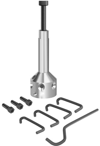 Aputoxz Universal Hub Fan Blade Blower Wheel Puller, Perfect for 5/8 Belt Drive and 1/2 Direct Drive Motor Shafts
