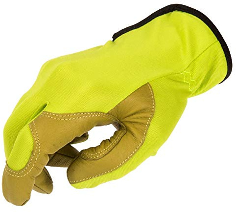 Stocker Guanti da giardino con palmo in vera pelle 10/L