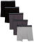 Amazon Essentials Boxer Intimi, in Morbido Cotone, Senza Etichetta Uomo, Pacco da 5, Carbone/Grigio Puntinato/Nero, XXL