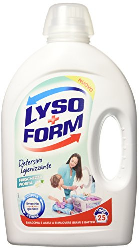 Lysoform Detersivo Igienizzante Freschezza Fiorita - pacco da 5 flacone x 1625 ml
