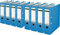 Leitz 1010 Qualitäts-Ordner breit aus Kunststoff mit patentierter 180º Präzisionsmechanik (8er Pack, 8 cm breit, hellblau)