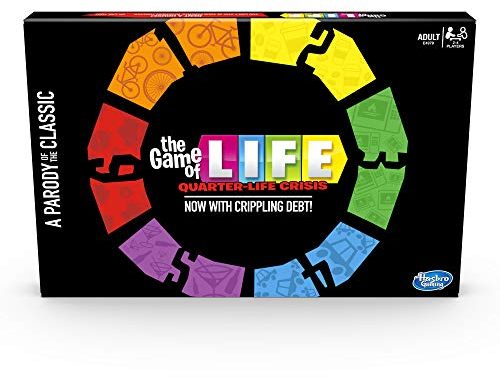 Hasbro Gaming Das Spiel des Lebens: Quarter Life Crisis Brettspiel für Erwachsene ab 18 Jahren, Party-Spiel für 10 Spieler
