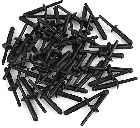 sourcing map 50stk. Nieten Auto Stoßstange Verschluss Clips Kunststoff