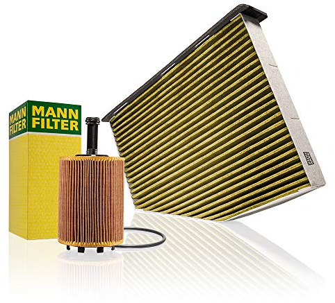 Original MANN-FILTER Set aus 1x Innenraumfilter FP 2939 und 1x Ölfilter HU 719/7 x – Für PKW