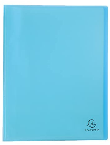 Protège-documents A4 EXACOMPTA Chromaline Pastel 80 vues - 40 pochettes Bleu