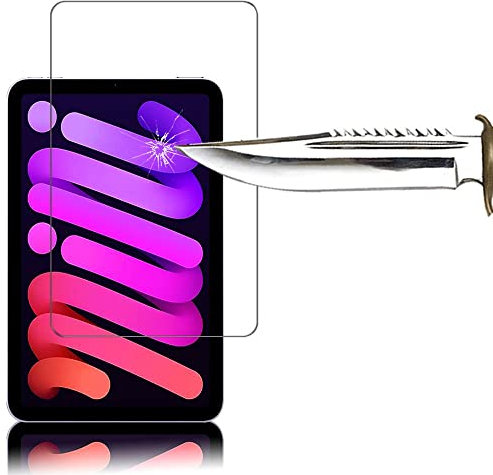 annaPrime® 1 Film Vitre Verre Trempé de Protection d'écran pour Apple iPad Mini (2021) 8.3/ iPad Mini 6/ iPad Mini (6th Generation) - Transparent
