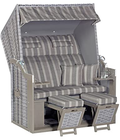 Sunny Smart Strandkorb 34 Z XL Pinie Onix Stoff 1232