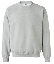 Gildan Women's Fleece Crewneck Sweatshirt, Style G18000, Sportsgrey, Medium