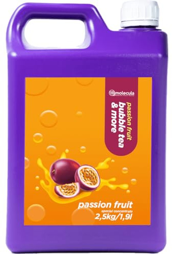 Fruchtsirup Für Bubble Tea Sirupe Früchte 2,5kg 1900 ml Passionsfrucht 100% Vegan