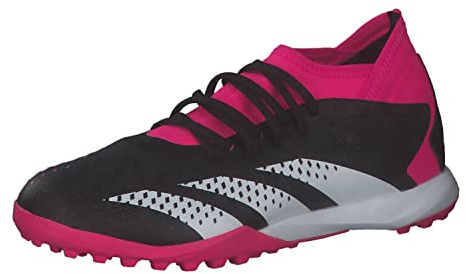 adidas Unisex Predator Accuracy.3 Turf Boots, Core Black / Cloud White / Shock Pink, 42 2/3 EU