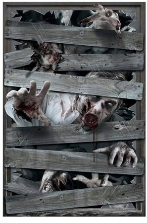 FIESTAS GUIRCA Decoración para Ventana de Zombies